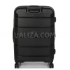 Валіза Airtex середня M поліпропілен чорна 67х47х26(+5)см/87л/4.1кг, фото 12
