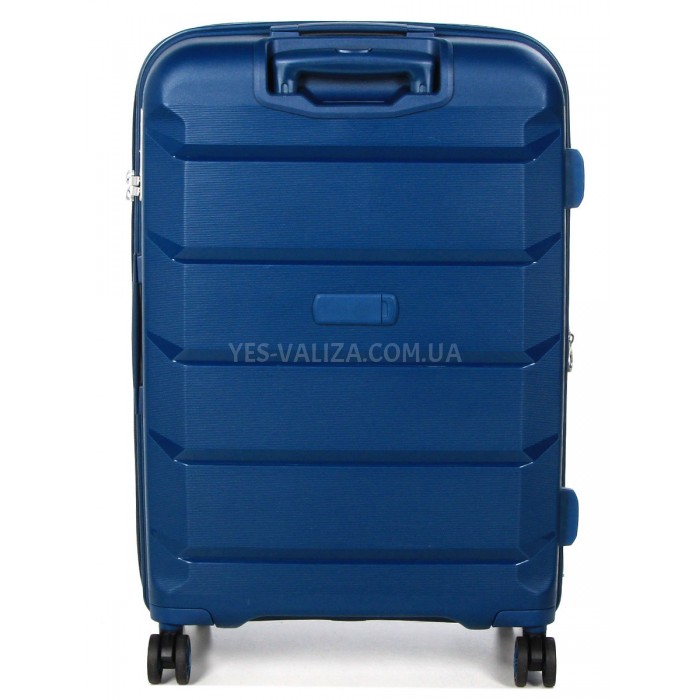 Чемодан Airtex средний M полипропилен синий 67х47х26(+5)см/87л/4.1кг, фото 3