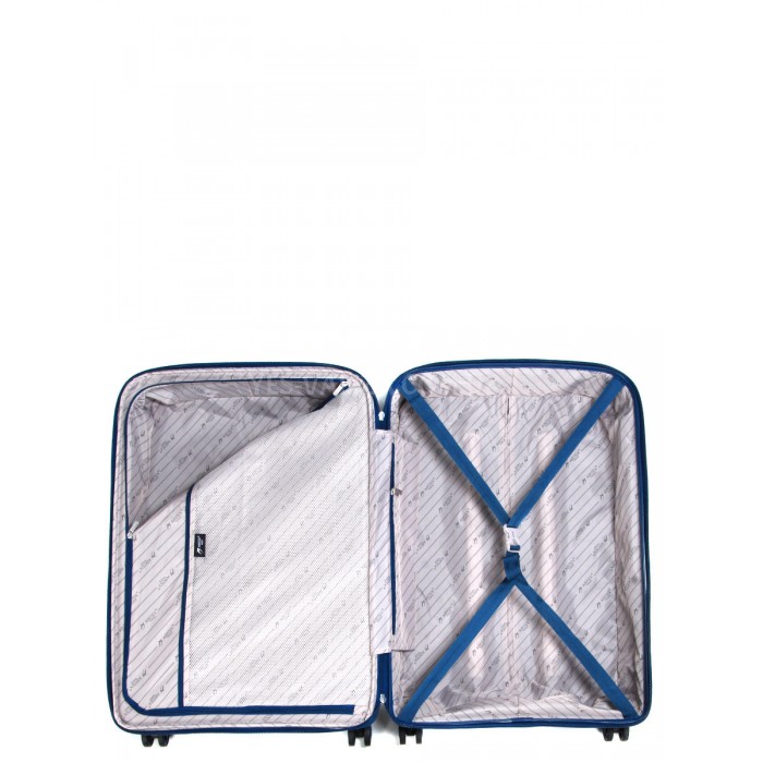 Чемодан Airtex средний M полипропилен синий 67х47х26(+5)см/87л/4.1кг, фото 9