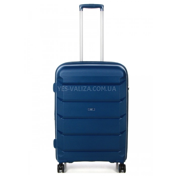 Валіза Airtex середня M поліпропілен синя 67х47х26(+5)см/87л/4.1кг, фото 1