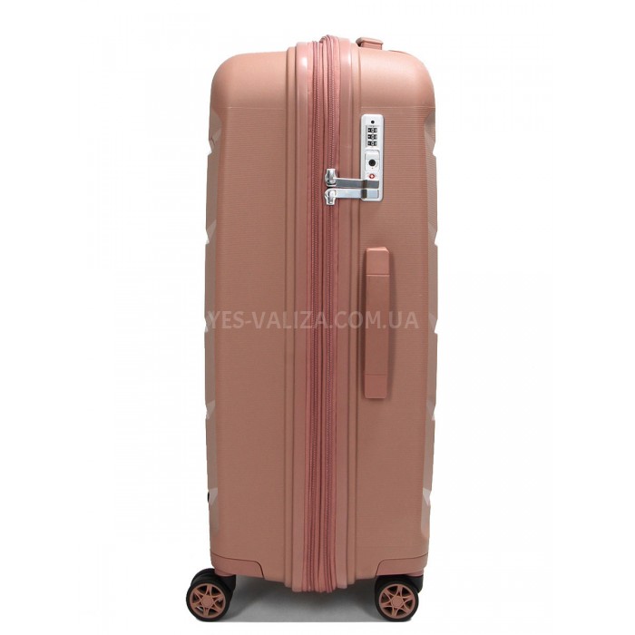 Чемодан Airtex средний M полипропилен пудра 67х47х26(+5)см/87л/4.1кг, фото 4