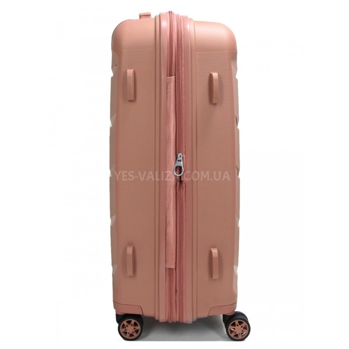 Чемодан Airtex средний M полипропилен пудра 67х47х26(+5)см/87л/4.1кг, фото 5