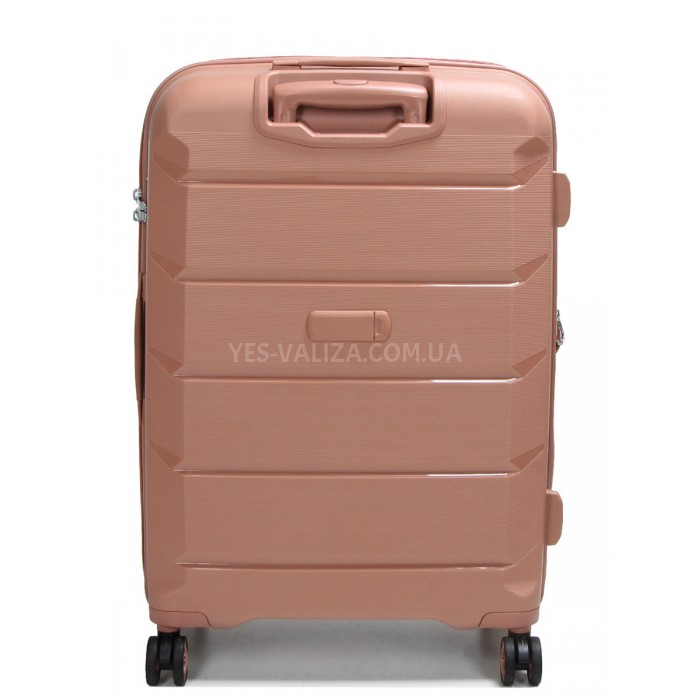 Валіза Airtex середня M поліпропілен пудра 67х47х26(+5)см/87л/4.1кг, фото 3