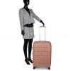 Чемодан Airtex средний M полипропилен пудра 67х47х26(+5)см/87л/4.1кг, фото 18