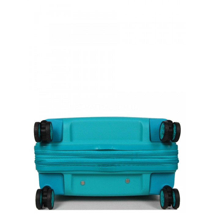 Чемодан Airtex ручная кладь полипропилен бирюза 55х38х22(+5)см/48л/3.2, фото 7