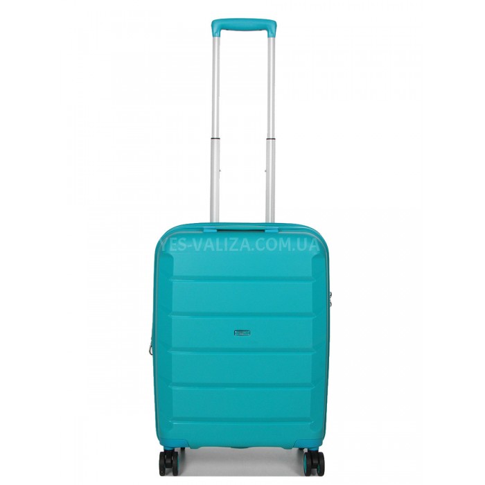 Чемодан Airtex ручная кладь полипропилен бирюза 55х38х22(+5)см/48л/3.2, фото 1