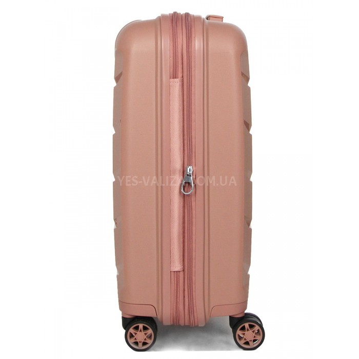 Валіза Airtex ручна поклажа поліпропілен пудра55х38х22(+5)см/48л/3.2кг, фото 4