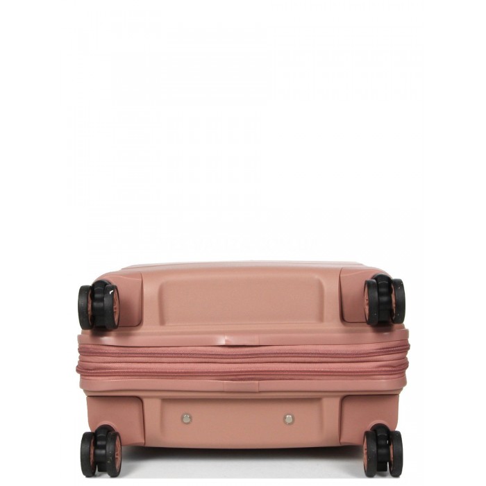 Валіза Airtex ручна поклажа поліпропілен пудра55х38х22(+5)см/48л/3.2кг, фото 7