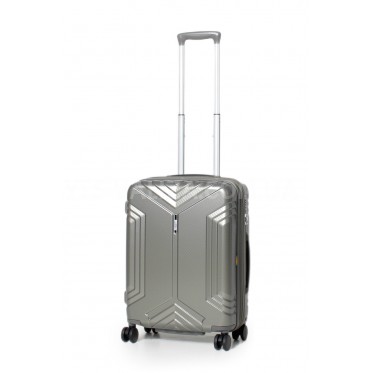 Чемодан малый S поликарбонат золото 55х40х22+5см/50л/2.8кг/Airtex 641