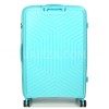 Валіза велика L поліпропілен бірюза 77х53х32(+5)см/133л/4.4кг/Snowball, фото 13