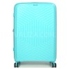Валіза велика L поліпропілен бірюза 77х53х32(+5)см/133л/4.4кг/Snowball, фото 12