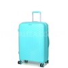 Валіза середня M поліпропілен бірюза 67х47х26(+5)см/83л/3.7кг/Snowball, фото 12