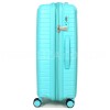 Валіза середня M поліпропілен бірюза 67х47х26(+5)см/83л/3.7кг/Snowball, фото 14