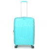 Валіза середня M поліпропілен бірюза 67х47х26(+5)см/83л/3.7кг/Snowball, фото 11