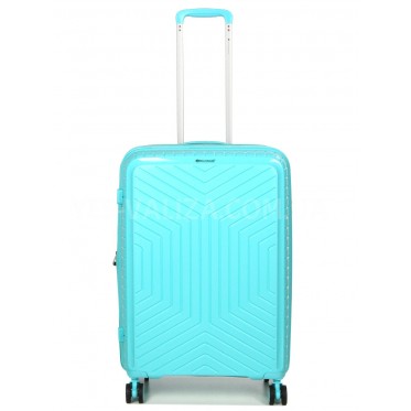 Валіза середня M поліпропілен бірюза 67х47х26(+5)см/83л/3.7кг/Snowball