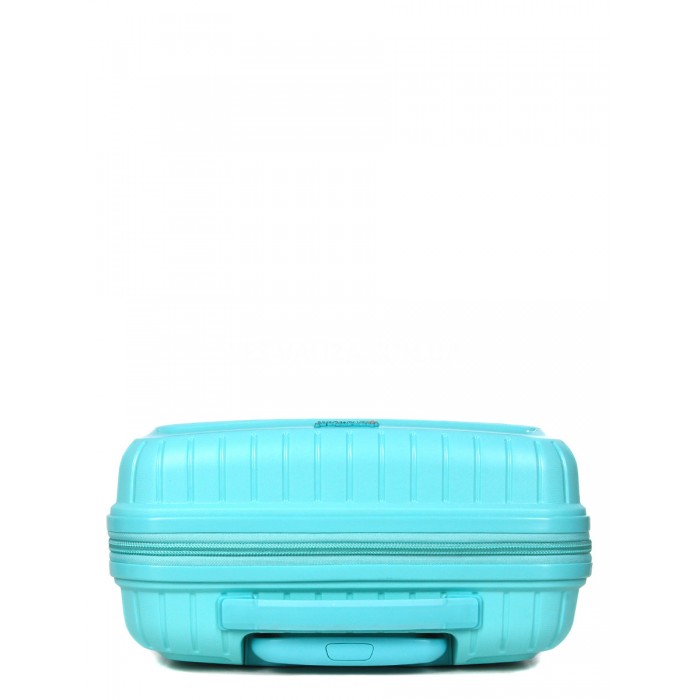 Чемодан ручная кладь S полипропилен бирюза 55х36х20/35л/2.5кг/Snowball, фото 6