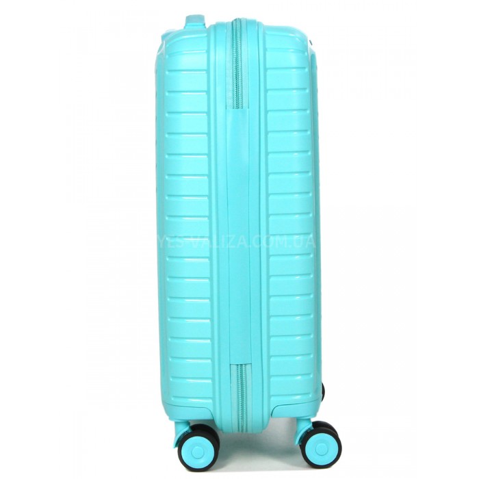 Чемодан ручная кладь S полипропилен бирюза 55х36х20/35л/2.5кг/Snowball, фото 5