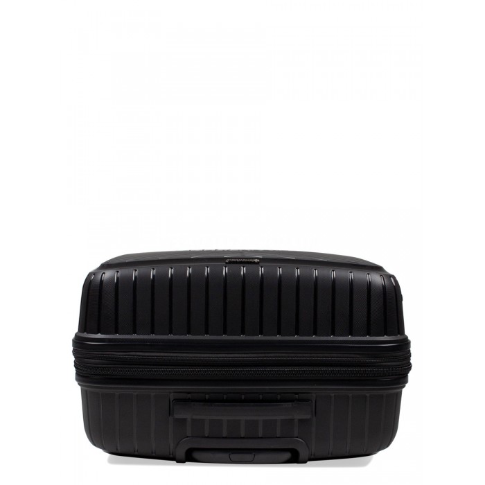 Чемодан большой L полипропилен чёрный 77х53х32+5см/133л/4.4кг/Snowball, фото 7