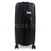 Чемодан большой L полипропилен чёрный 77х53х32+5см/133л/4.4кг/Snowball, фото 16
