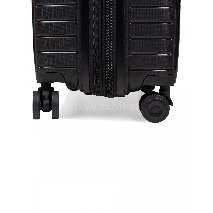 Чемодан большой L полипропилен чёрный 77х53х32+5см/133л/4.4кг/Snowball, фото 9