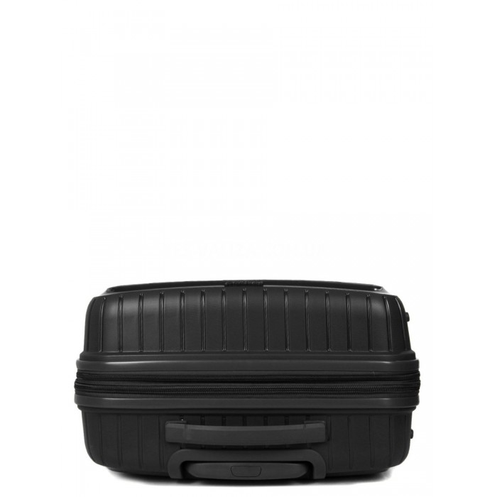 Валіза середня M поліпропілен чорна 67х47х26(+5)см/83л/3.7кг/Snowball, фото 6