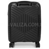 Валіза ручна поклажа S поліпропілен чорна 55х36х20см/35л/2.5кг/Snowbal, фото 13