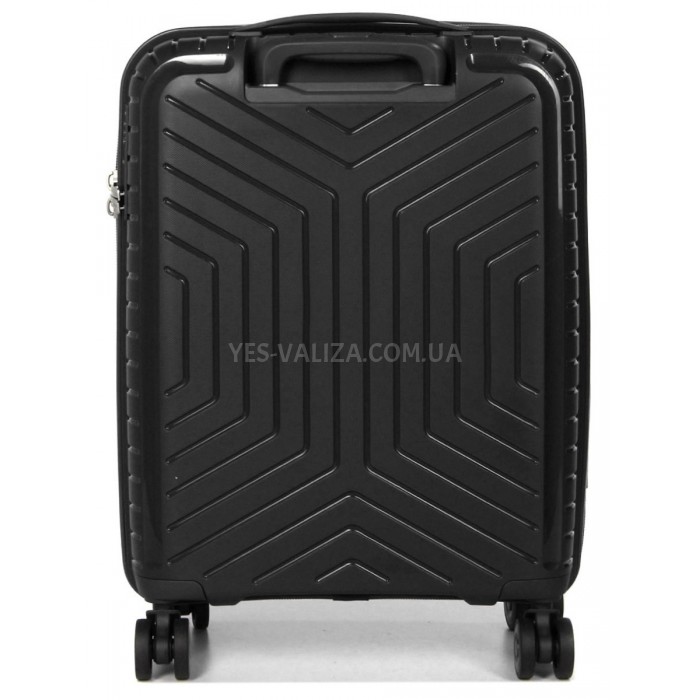 Чемодан ручная кладь S полипропилен чёрный 55х36х20/35л/2.5кг/Snowball, фото 3
