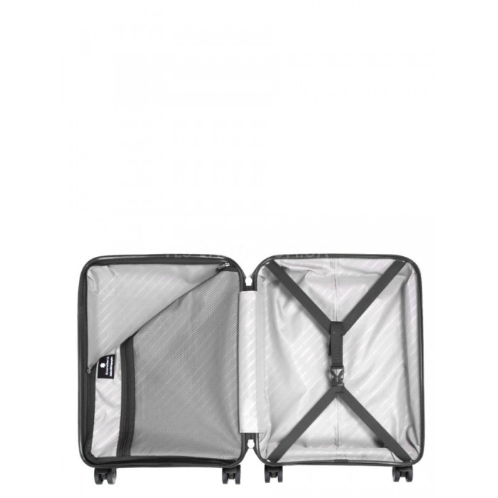 Валіза ручна поклажа S поліпропілен чорна 55х36х20см/35л/2.5кг/Snowbal, фото 10