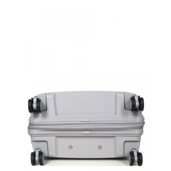 Валіза середня M поліпропілен сіра 67х47х26(+5)см/83л/3.7кг/Snowball, фото 7