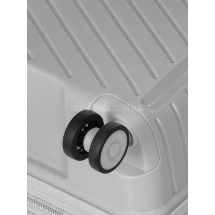 Чемодан средний M полипропилен серый 67х47х26(+5)см/83л/3.7кг/Snowball, фото 9