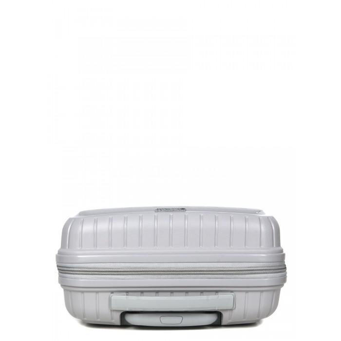 Чемодан ручная кладь S полипропилен серый 55х36х20см/35л/2.5кг/Snowbal