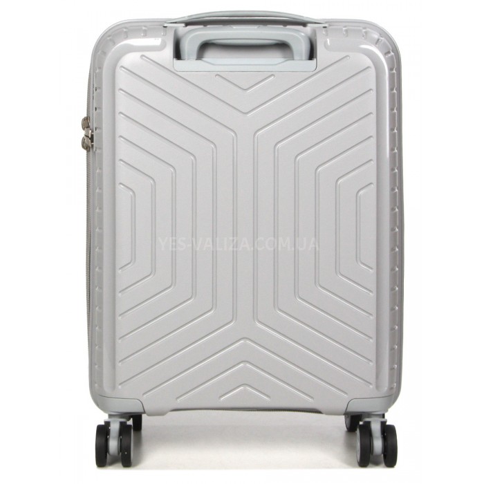 Чемодан ручная кладь S полипропилен серый 55х36х20см/35л/2.5кг/Snowbal