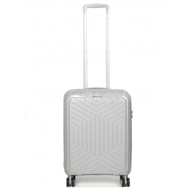 Валіза ручна поклажа S поліпропілен сіра 55х36х20см/35л/2.5кг/Snowball