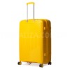 Чемодан большой L полипропилен жёлтый 77х53х32+5см/133л/4.4кг/Snowball, фото 13