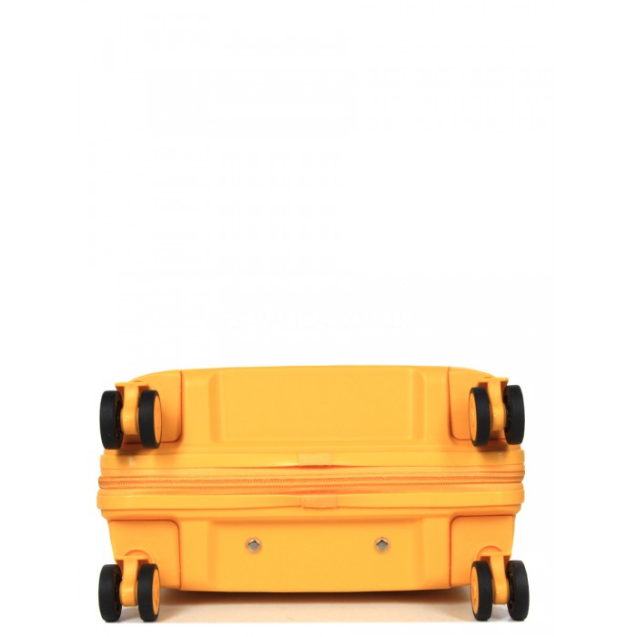 Валіза ручна поклажа S поліпропілен жовта 55х36х20см/35л/2.5кг/Snowbal, фото 7