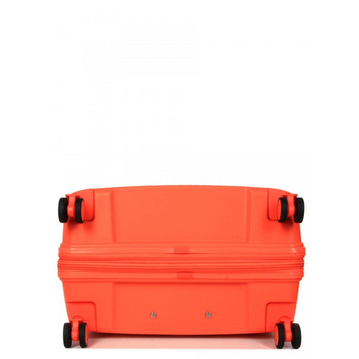 Чемодан большой L полипропилен оранж 77х53х32(+5)см/133л/4.4кг/Snowbal, фото 7