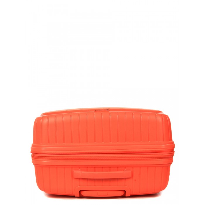 Чемодан большой L полипропилен оранж 77х53х32(+5)см/133л/4.4кг/Snowbal, фото 6