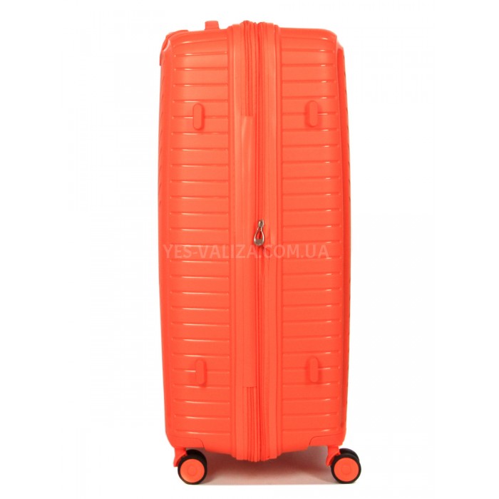 Валіза велика L поліпропілен оранж 77х53х32(+5)см/133л/4.4кг/Snowball, фото 5