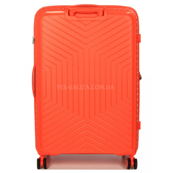 Валіза велика L поліпропілен оранж 77х53х32(+5)см/133л/4.4кг/Snowball, фото 3