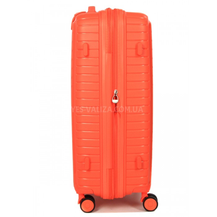 Чемодан средний M полипропилен оранж 67х47х26(+5)см/83л/3.7кг/Snowball, фото 5