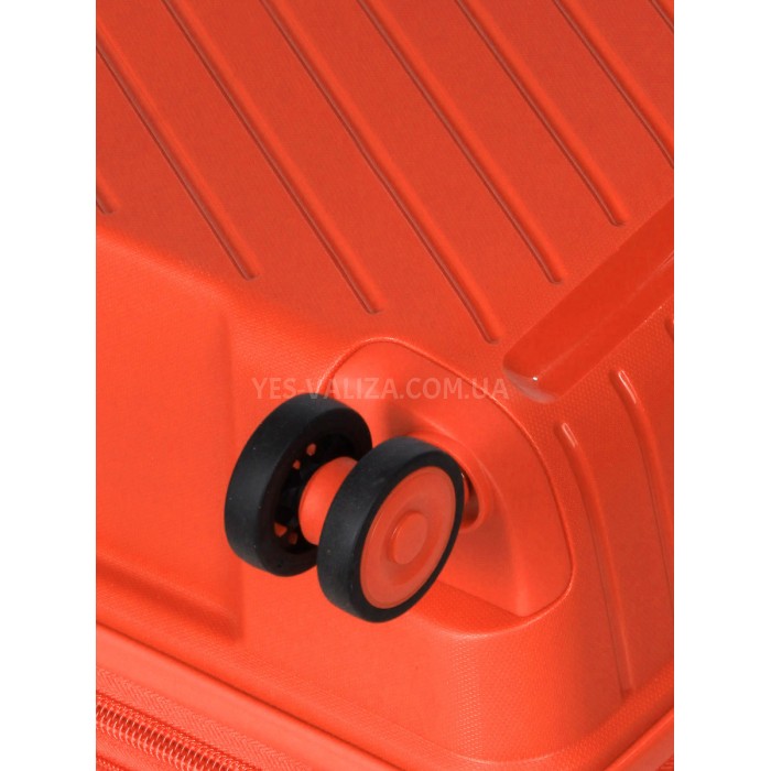 Валіза середня M поліпропілен оранж 67х47х26(+5)см/83л/3.7кг/Snowball, фото 9
