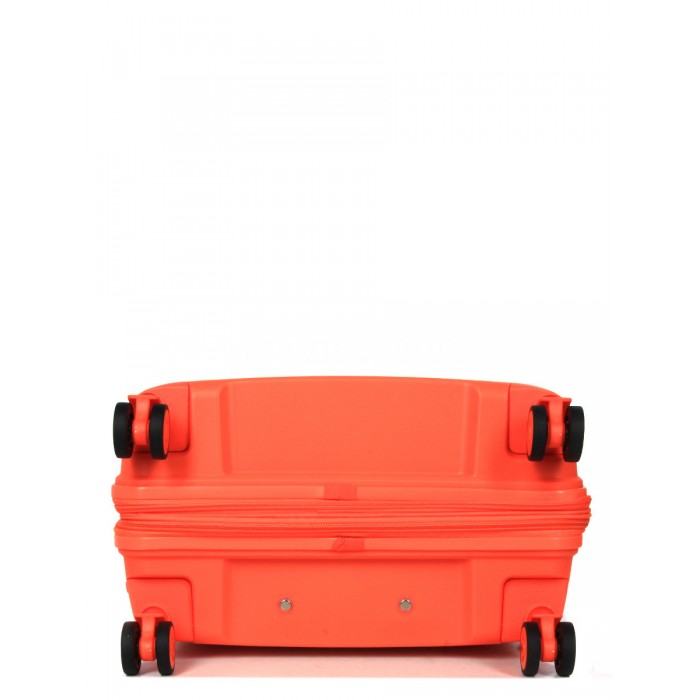 Чемодан средний M полипропилен оранж 67х47х26(+5)см/83л/3.7кг/Snowball, фото 7
