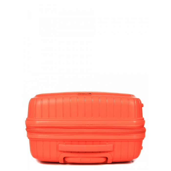 Валіза середня M поліпропілен оранж 67х47х26(+5)см/83л/3.7кг/Snowball, фото 6