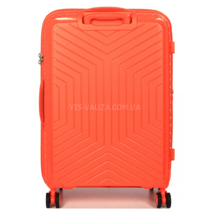 Чемодан средний M полипропилен оранж 67х47х26(+5)см/83л/3.7кг/Snowball, фото 3