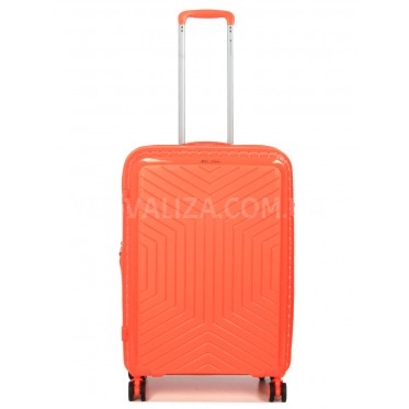 Валіза середня M поліпропілен оранж 67х47х26(+5)см/83л/3.7кг/Snowball