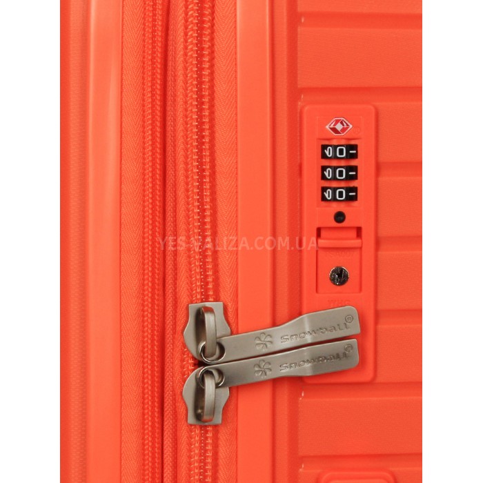 Чемодан ручная кладь S полипропилен оранж 55х36х20см/35л/2.5кг/Snowbal, фото 8