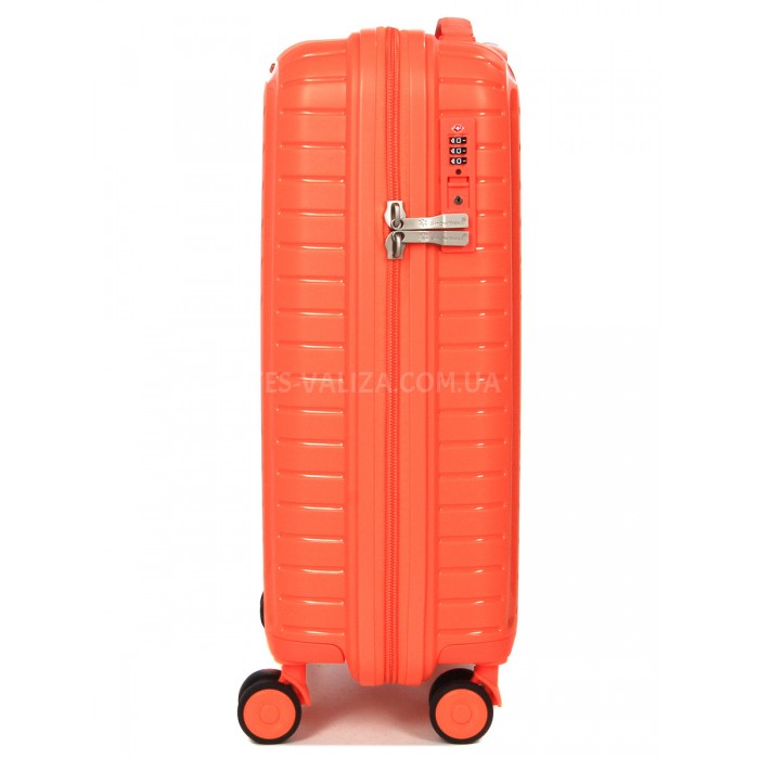 Валіза ручна поклажа S поліпропілен оранж 55х36х20см/35л/2.5кг/Snowbal, фото 4