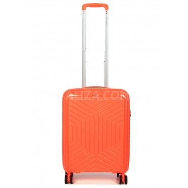 Валіза ручна поклажа S поліпропілен оранж 55х36х20см/35л/2.5кг/Snowbal