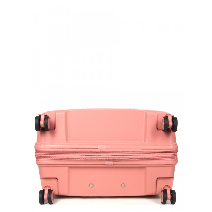 Чемодан большой L полипропилен пудра 77х53х32+5см/133л/4.4кг/Snowball, фото 7