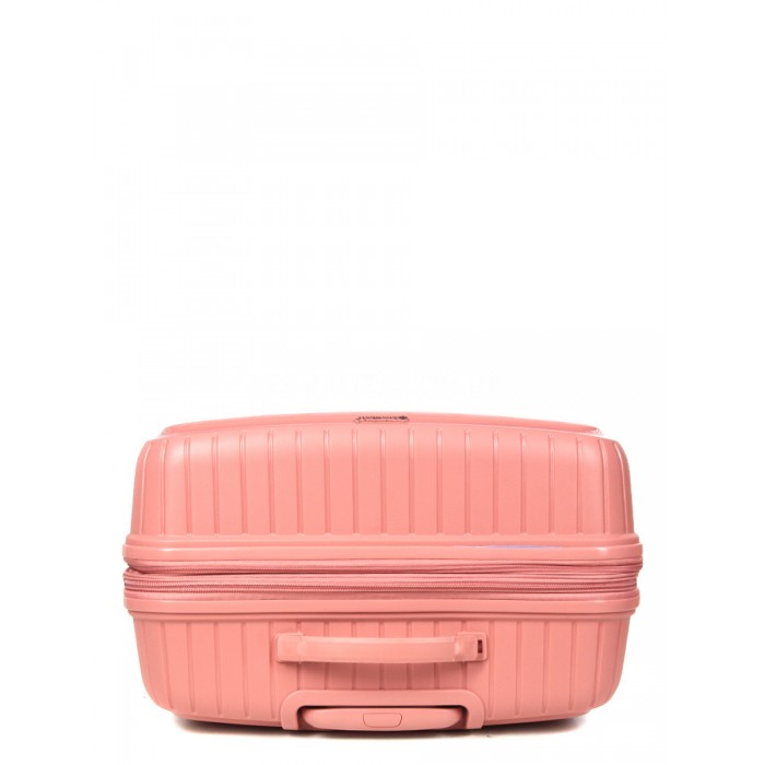 Чемодан большой L полипропилен пудра 77х53х32+5см/133л/4.4кг/Snowball, фото 6